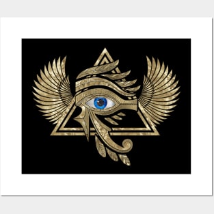 Egyptian Eye of Horus - Wadjet Ornament Posters and Art